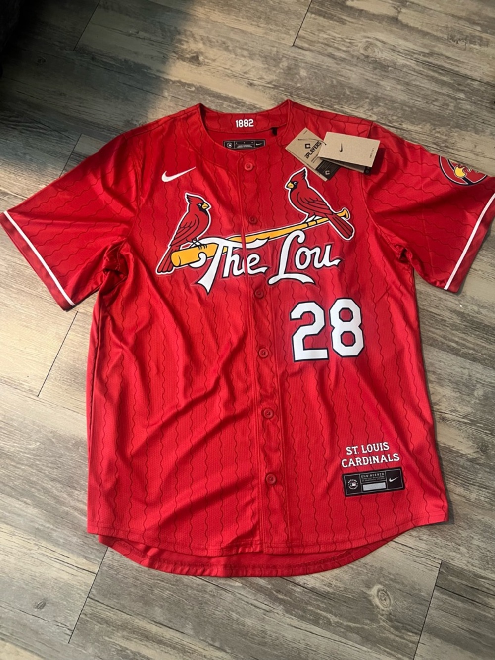 St Louis Cardinals City Connect Nolan Arenado Nike Jersey Size Medium